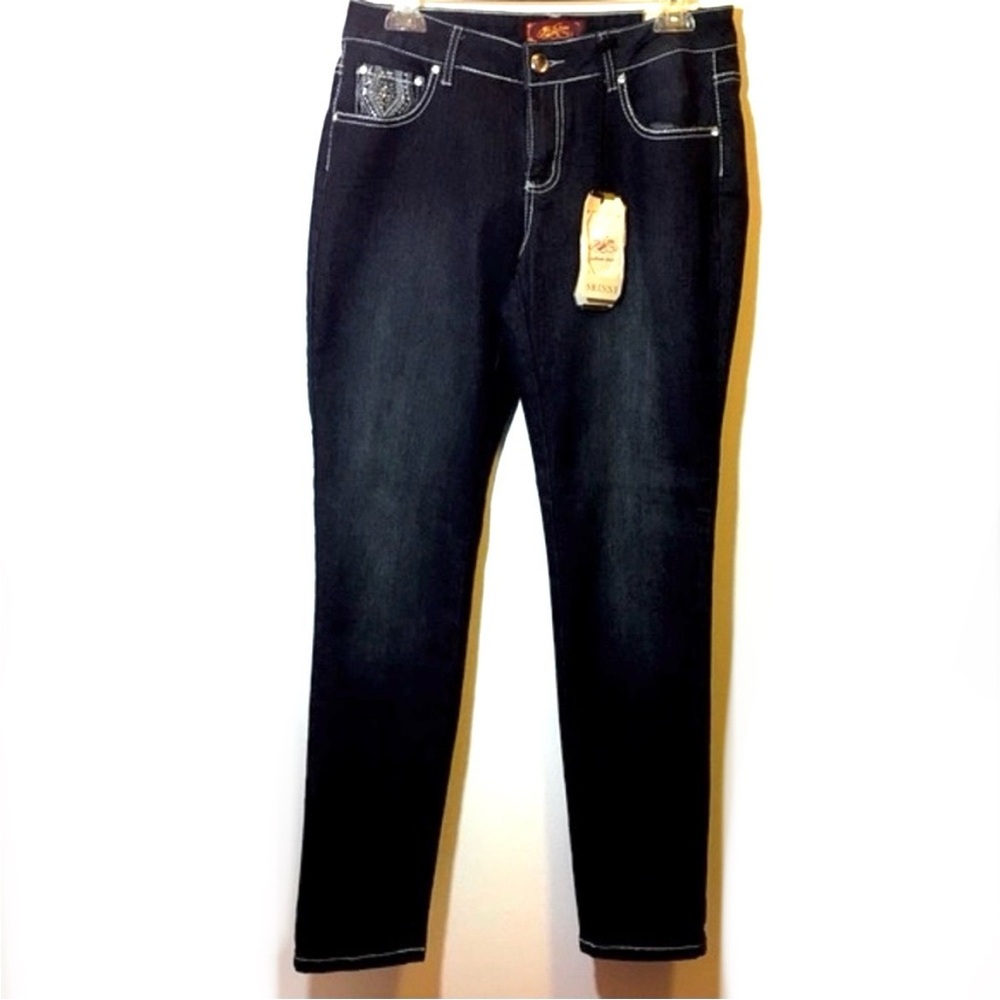 NEW One 5 One Women’s Blue Denim Skinny Jeans